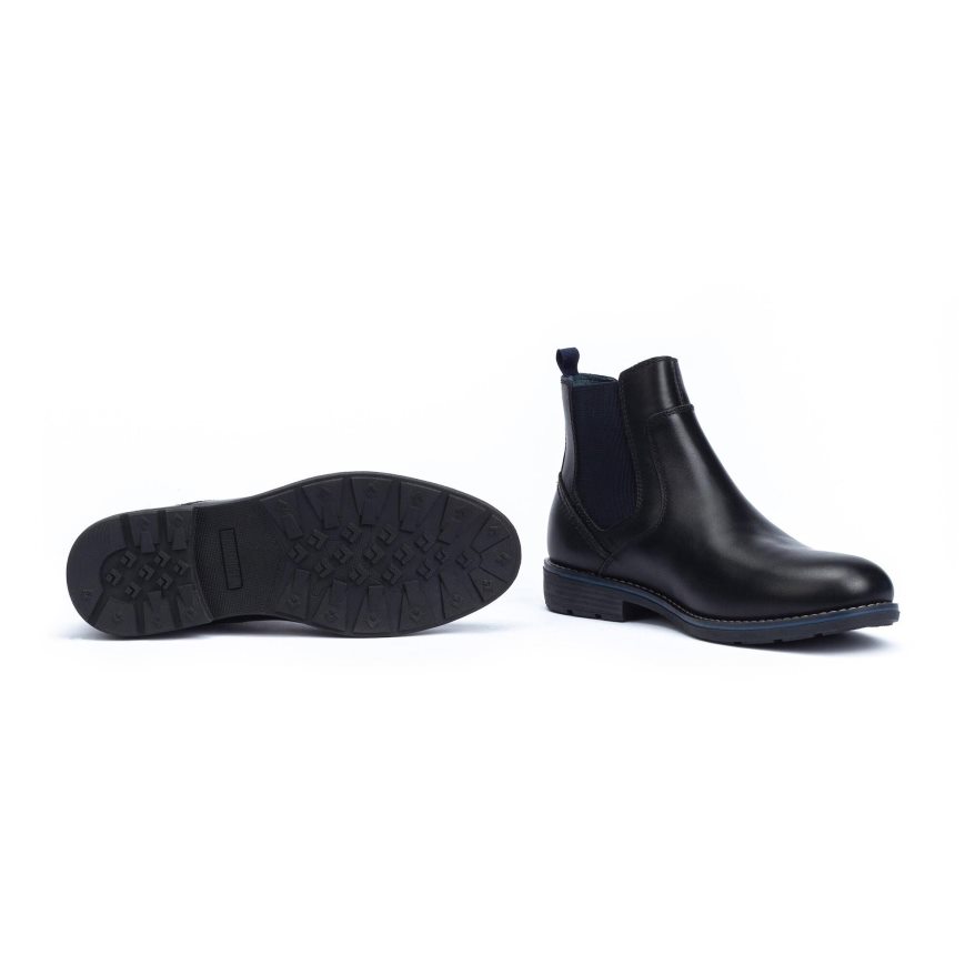 Men's Pikolinos YORK Chelsea Boots Black | NZ TA3781Q